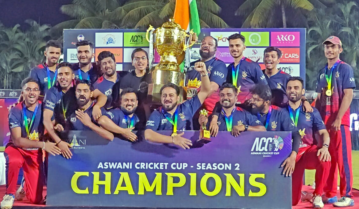 ‘रॉयल चॅलेंजर्स’ने पटकविले आसवानी क्रिकेट कपचे विजेतेपद