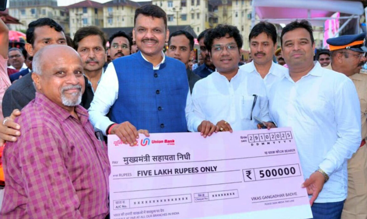 रुग्ण हक्क परिषदेकडून पूरग्रस्तांसाठी ५ लाखांचा निधी