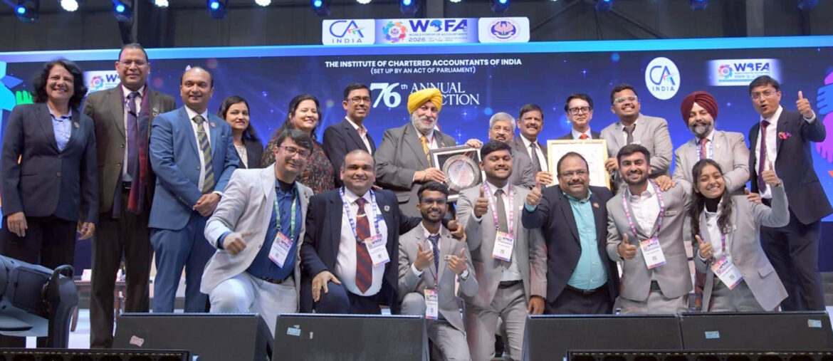 ‘आयसीएआय’ पुणे शाखेला राष्ट्रीय व विभागीय स्तरावरील चार पुरस्कार