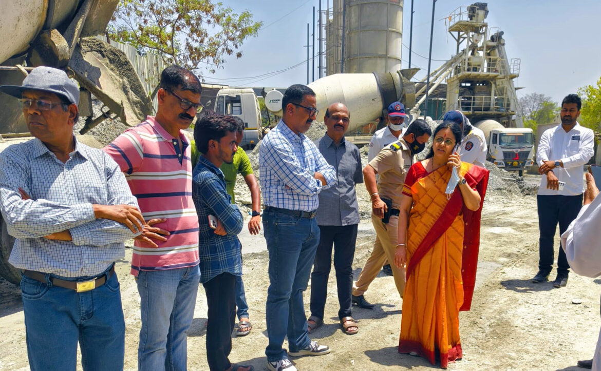 खासदार प्रा. डॉ. मेधा कुलकर्णी यांच्याकडून पाहणी; अधिकाऱ्यांना फैलावर घेत कारवाईच्या सूचना
