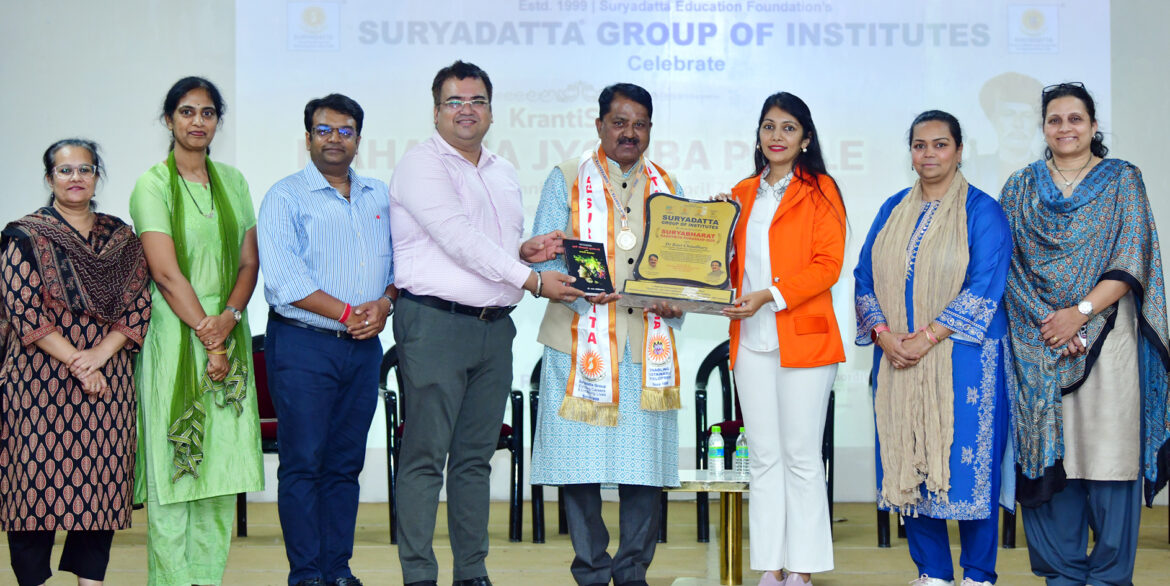 प्रा. डॉ. संजय चोरडिया यांचे प्रतिपादन; सूर्यदत्त ग्रुपमध्ये महात्मा फुले यांची २०० वी जयंती साजरी