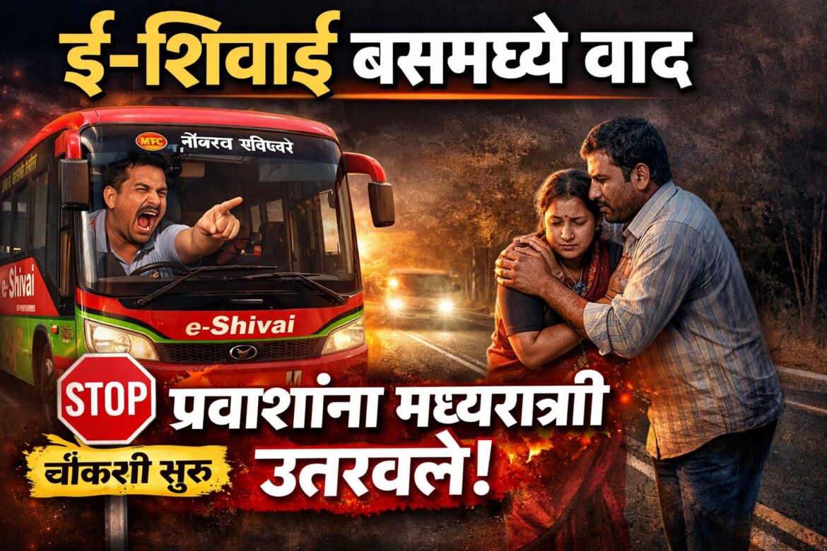 एसटीच्या सुरक्षित प्रवासाच्या दाव्यावर प्रश्नचिन्ह; ई-शिवाई बसमधील चालकाच्या वर्तनामुळे प्रवासी धास्तावले